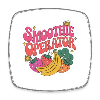 Nutritionist Smoothie Operator Nutritional Coach - Viereckiger Kühlschrankmagnet - Weiß - Vorne