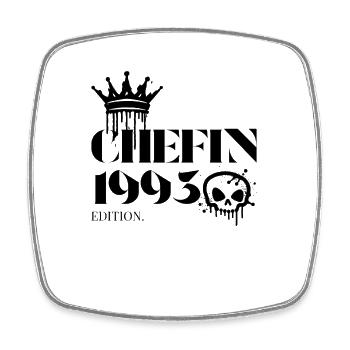 Édition Chefin 1993 Power Woman 32 ans - Magnet carré - blanc - Devant