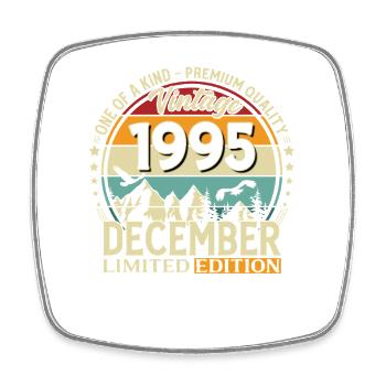 30e anniversaire Millésime Décembre 1995 - Magnet carré - blanc - Devant