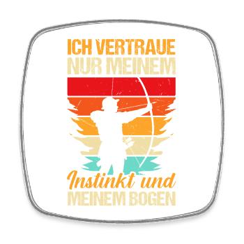 Archery Archery Archery - Square fridge magnet - white - Front