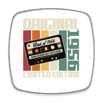 Original 1956 Vintage Vintage Anniversaire Rétro - Magnet carré - blanc - Devant