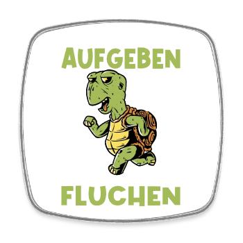 Joggen Geschenk Jogger Laufsport Sport Fitness - Viereckiger Kühlschrankmagnet - Weiß - Vorne