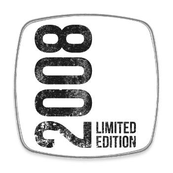 18th Birthday Boy Girl 18 Years 2008 Funny - Square fridge magnet - white - Front