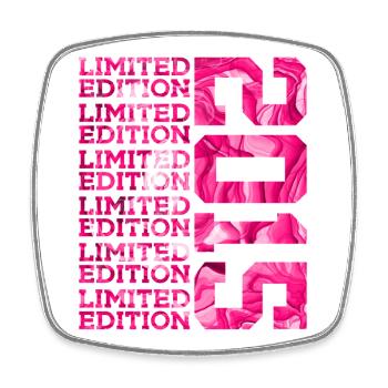 ÉDITION LIMITÉE 2015 11 ANS PINK 11E ANNIVERSAIRE - Magnet carré - blanc - Devant