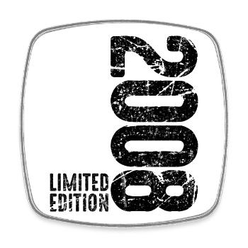 18th Birthday Boy Girl 18 Years 2008 Funny - Square fridge magnet - white - Front