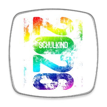 School Child 2026 - School Enrollment - First Grade - Square fridge magnet - white - Front