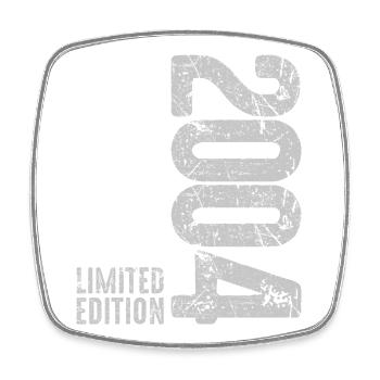2004 Limited Edition – Vintage 22 Years Birthday - Square fridge magnet - white - Front