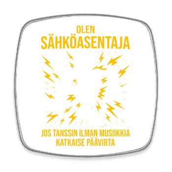 Electrician, I'm an electrician - Square fridge magnet - white - Front