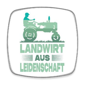 Agriculteur offre des cadeaux agricoles Tracteurs agricoles - Magnet carré - blanc - Devant