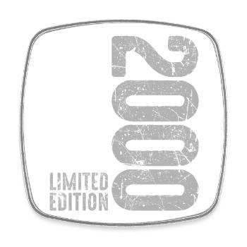 26th birthday 2000 Man Woman 26 years 2000 - Square fridge magnet - white - Front