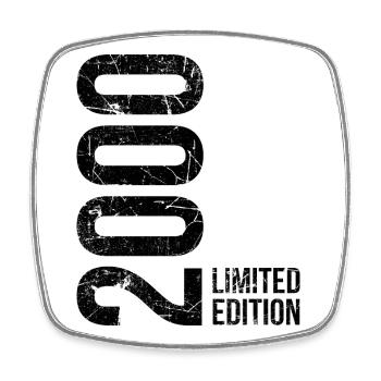 Édition limitée 2000 – Année de naissance Stolz - Magnet carré - blanc - Devant
