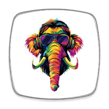 Mammut Wollhaarmammut Eiszeit Mammuts Süßes Mammut - Square fridge magnet - white - Front