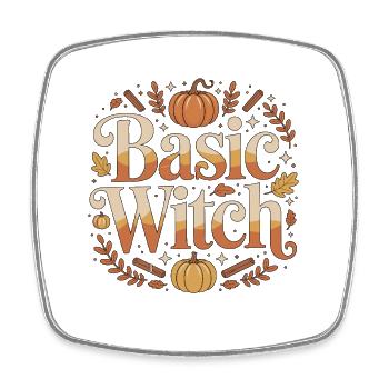 Witchcraft Basic Witch Enchanted Tarot Reading - Viereckiger Kühlschrankmagnet - Weiß - Vorne