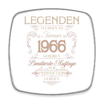 Légende du 60e anniversaire janvier 1966 - Magnet carré - blanc - Devant