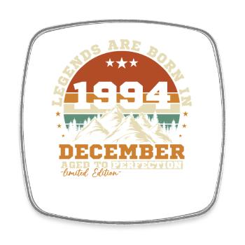 Décembre 1994 Vintage Cadeau D'anniversaire - Magnet carré - blanc - Devant