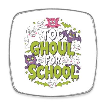 Witchcraft Too Ghoul For School Tarot Reading - Viereckiger Kühlschrankmagnet - Weiß - Vorne