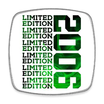 LIMITED EDITION 2006 20 JAHRE 20. GEBURTSTAG - Viereckiger Kühlschrankmagnet - Weiß - Vorne