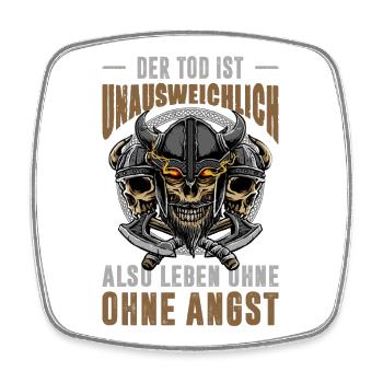 Viking Outfits Valhalla Norse Mythology - Square fridge magnet - white - Front