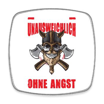 Viking Outfits Valhalla Norse Mythology - Square fridge magnet - white - Front