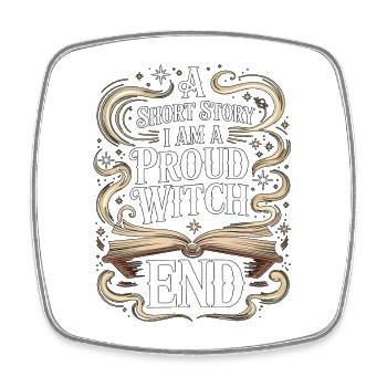 Witchcraft A Short Story I Am Astrology Lover - Square fridge magnet - white - Front