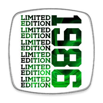 ÉDITION LIMITÉE 1986 40 ANS 40E ANNIVERSAIRE - Magnet carré - blanc - Devant