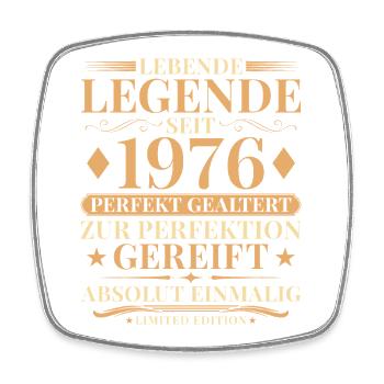 50 Years Perfectly Aged 1976 Vintage - Square fridge magnet - white - Front