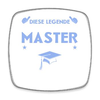 Examen de Master 2026 Réussi - Magnet carré - blanc - Devant