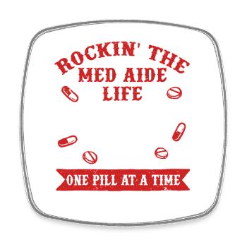 Medical Assistant MFA - Square fridge magnet - white - Front