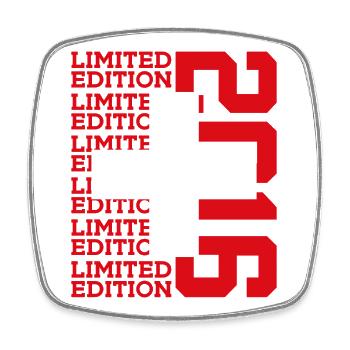 LIMITED EDITION 2016 SWITZERLAND 10TH ANNIVERSARY - Square fridge magnet - white - Front