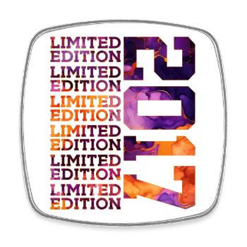 9E ANNIVERSAIRE ÉDITION LIMITÉE 2017 - Magnet carré - blanc - Devant