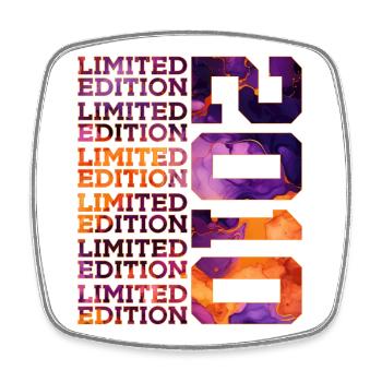 16TH BIRTHDAY LIMITED EDITION 2010 - Square fridge magnet - white - Front