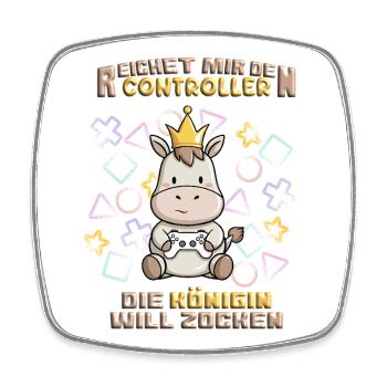 Conception de jeux avec le jeu d’âne - Magnet carré - blanc - Devant