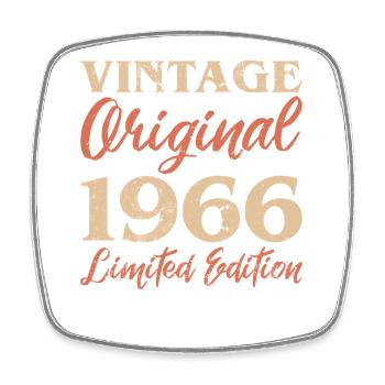 Vintage Original 1966 Limited Edition Anniversary - Square fridge magnet - white - Front