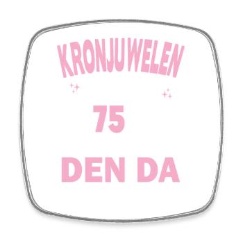 75 ans de relation Anniversaire de mariage Anniversaire de mariage - Magnet carré - blanc - Devant