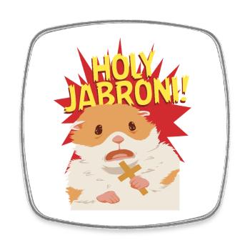 Holy Jabroni - Viereckiger Kühlschrankmagnet - Weiß - Vorne