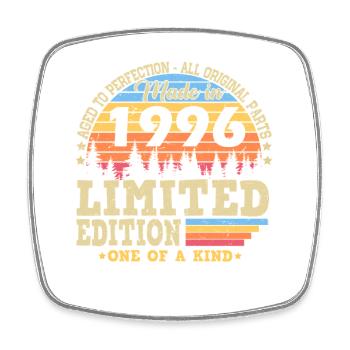 Cadeau d’anniversaire rétro vintage vintage 1996 - Magnet carré - blanc - Devant