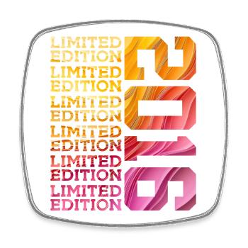 LIMITED EDITION 2016 10 YEARS 10TH BIRTHDAY - Square fridge magnet - white - Front