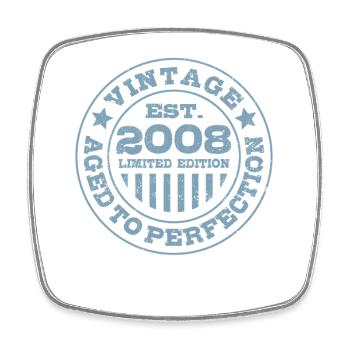 Vintage 2009 | Aged to perfection | Geburtstag - Viereckiger Kühlschrankmagnet - Weiß - Vorne