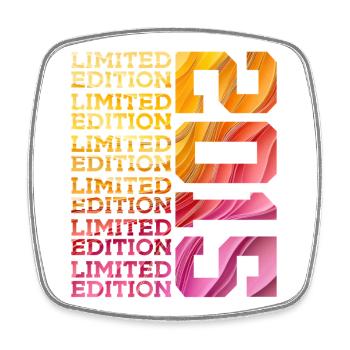 ÉDITION LIMITÉE 2015 11 ANS 11E ANNIVERSAIRE - Magnet carré - blanc - Devant