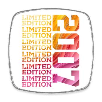 LIMITED EDITION 2007 19 YEARS 19TH BIRTHDAY - Square fridge magnet - white - Front