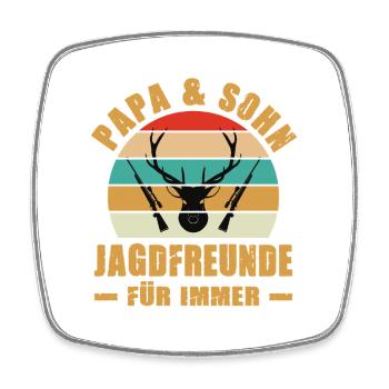 Hunter Gifts Hunting Hunting Hunter Exam Passed - Square fridge magnet - white - Front