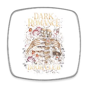 Dark Romance Book Club Booktok - Viereckiger Kühlschrankmagnet - Weiß - Vorne