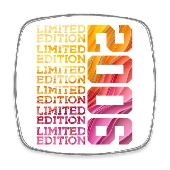 LIMITED EDITION 2006 20 JAHRE 20. GEBURTSTAG - Viereckiger Kühlschrankmagnet - Weiß - Vorne