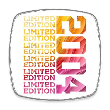 LIMITED EDITION 2004 22 YEARS 22ND BIRTHDAY - Square fridge magnet - white - Front