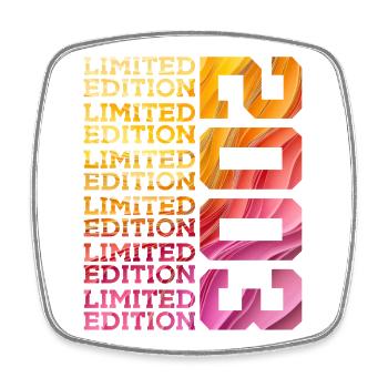 LIMITED EDITION 2003 23 JAHRE 23. GEBURTSTAG - Viereckiger Kühlschrankmagnet - Weiß - Vorne