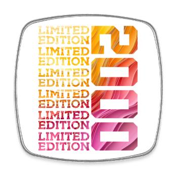 LIMITED EDITION 2000 26 JAHRE 26. GEBURTSTAG - Viereckiger Kühlschrankmagnet - Weiß - Vorne