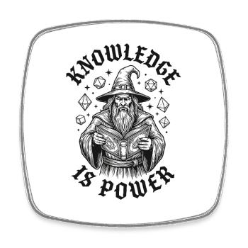 Magic Failed Time For Lead Wizard Fantasy Meme - Square fridge magnet - white - Front