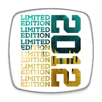 LIMITED EDITION 2012 14 YEARS 14TH BIRTHDAY - Square fridge magnet - white - Front