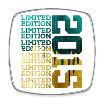 ÉDITION LIMITÉE 2015 11 ANS 11E ANNIVERSAIRE - Magnet carré - blanc - Devant
