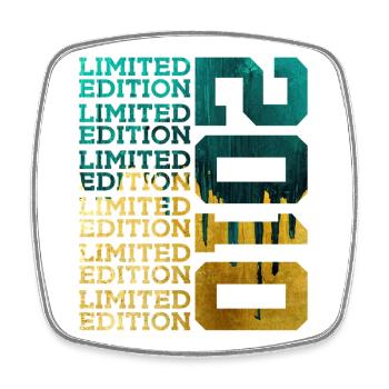 ÉDITION LIMITÉE 2010 16 ANS 16E ANNIVERSAIRE - Magnet carré - blanc - Devant